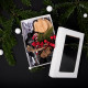 Set regalo in confezione regalo WINTER SPICES. Essenza profumata, spazzola per il corpo e sapone.
