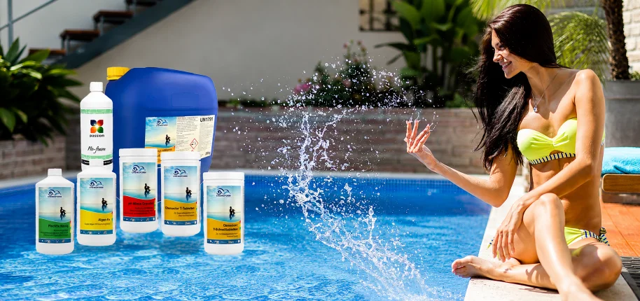 Come utilizzare correttamente i prodotti chimici per una piscina all'aperto?