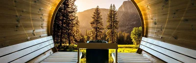 Una grande finestra nella sauna: quando è necessaria maggiore potenza/isolamento?