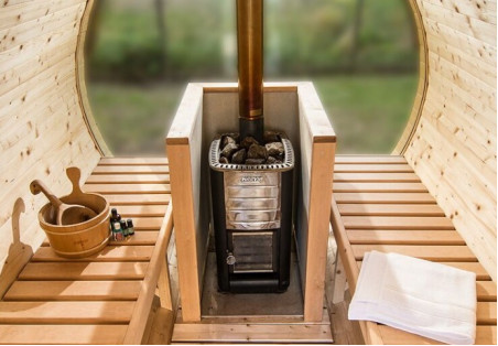 Stufe a legna per sauna