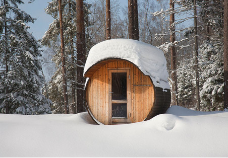 Protocollo -25 °C per saune all'aperto: programmi di riscaldamento e raffreddamento per il freddo estremo