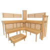 Moduli letto per sauna