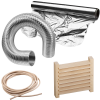 Materiali per l'installazione della sauna