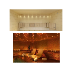 Set per sauna in fibra leggera