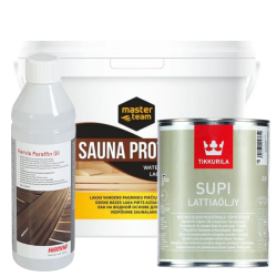 Sauna e set di protezione