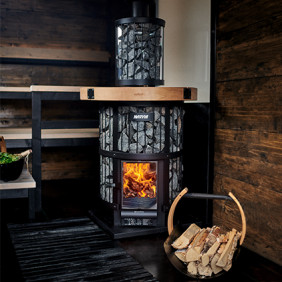 Stufe a legna per sauna