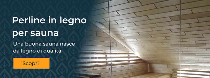 Perline in legno per sauna