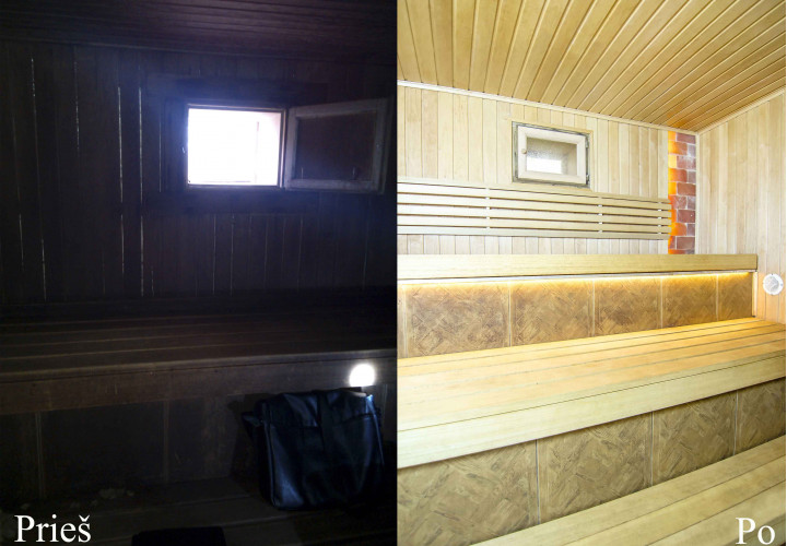 Ristrutturazione del bagno turco in "Agluona"
