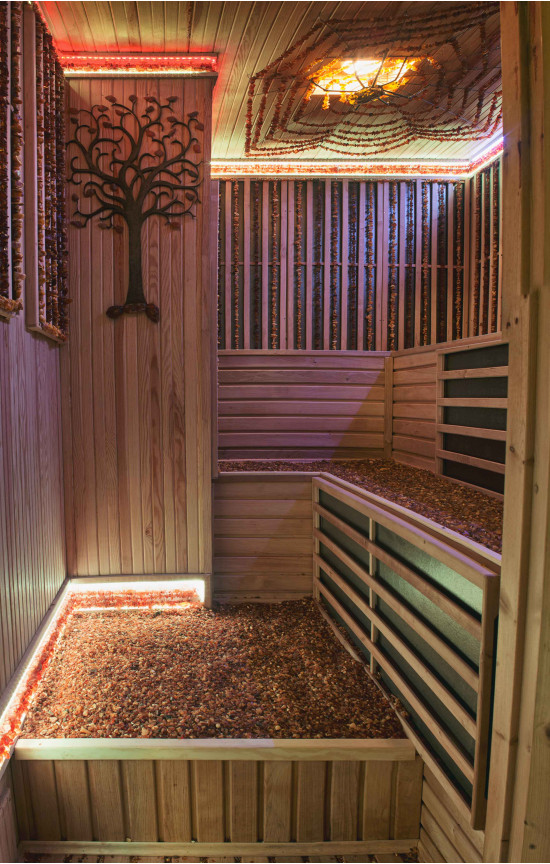 Sauna a infrarossi con terapia ambra - Saune a raggi infrarossi