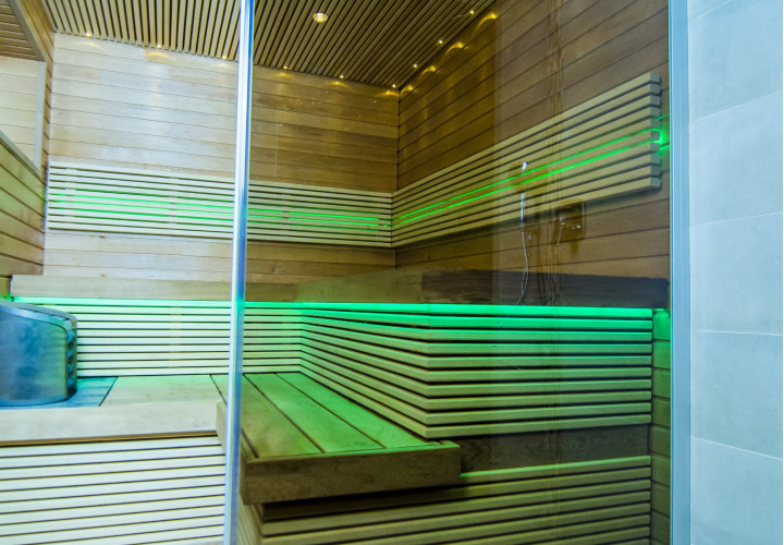 Sauna con funzione vapore