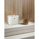 Riscaldatore elettrico per sauna TULIKIVI KUURA 2, bianco, con pannello di controllo