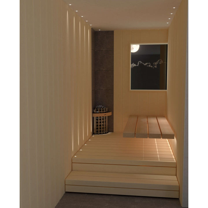 Stufa elettrica per sauna - HARVIA Glow Corner TRC70E 6,8 kW
