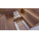 Grigliato rinforzato per pavimento, Thermo aspen, 600x800x43 mm