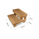 Panca per sauna - scala HS 2, ontano
