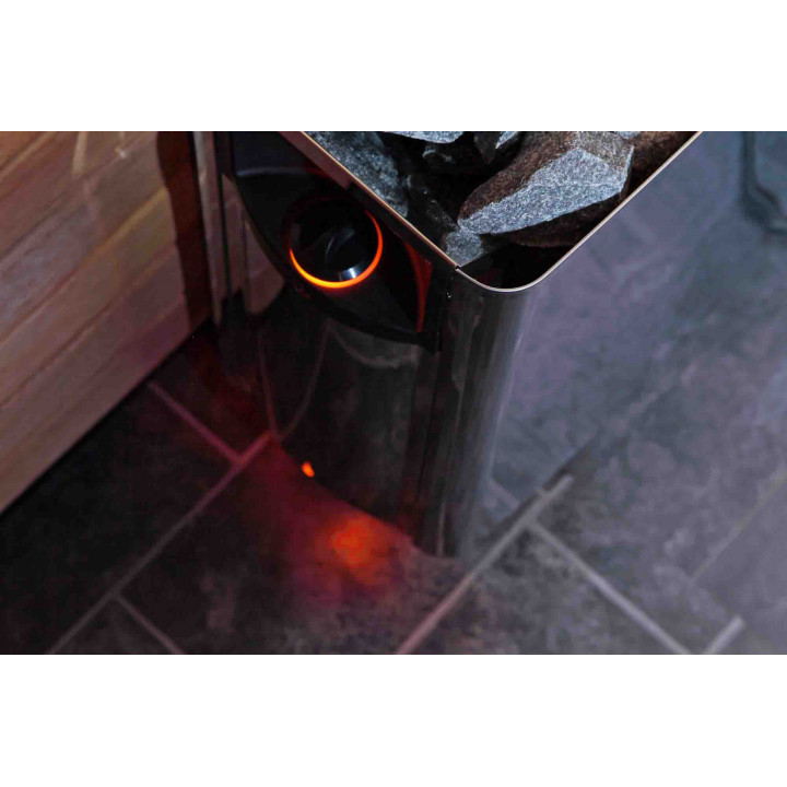 Riscaldatore elettrico per sauna - HARVIA The Wall SW80 8,0 kW con pannello di controllo