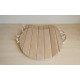Sedile in legno, sospeso