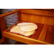 Sedile in legno, sospeso