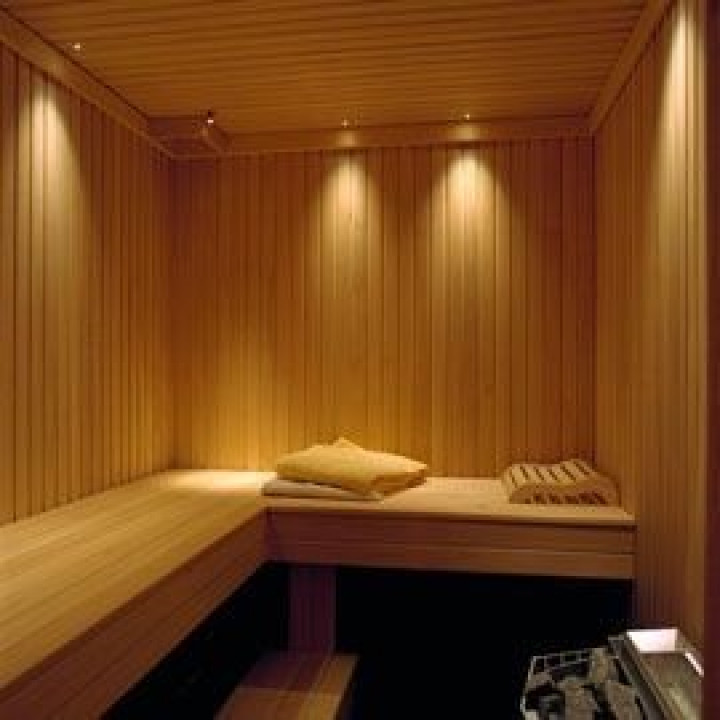 Luce LED aggiuntiva LedLite per sauna, nera