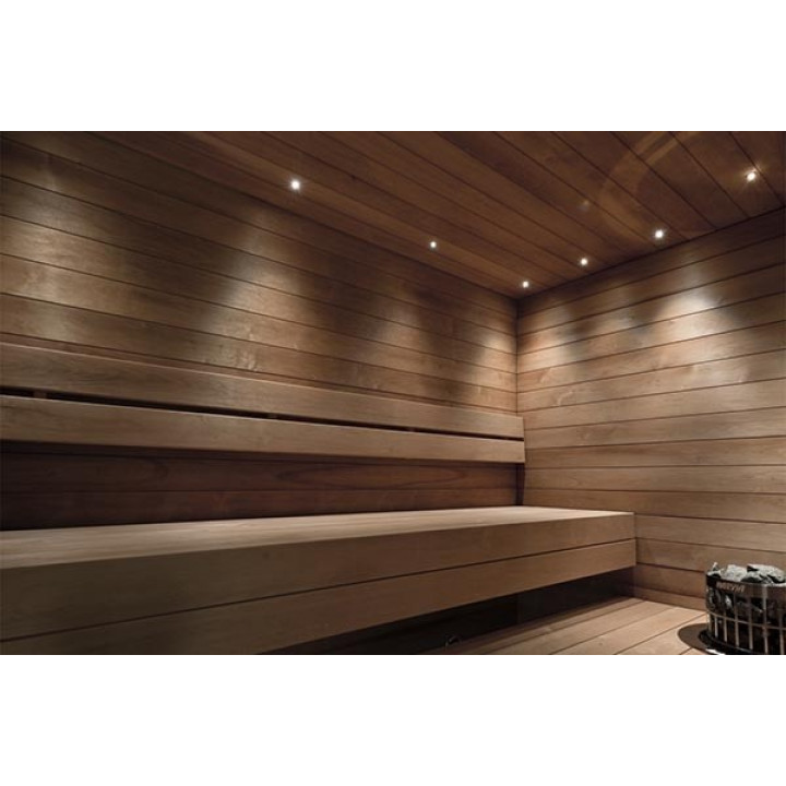 Luce LED aggiuntiva LedLite per sauna, nera
