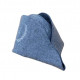 Cappello da sauna - Napoleone, grigio