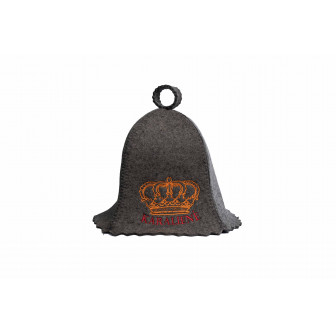 Cappello da sauna - KARALIENĖ, grigio