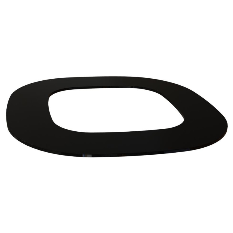 Flangia di incasso - HELO Himalaya, vetro nero