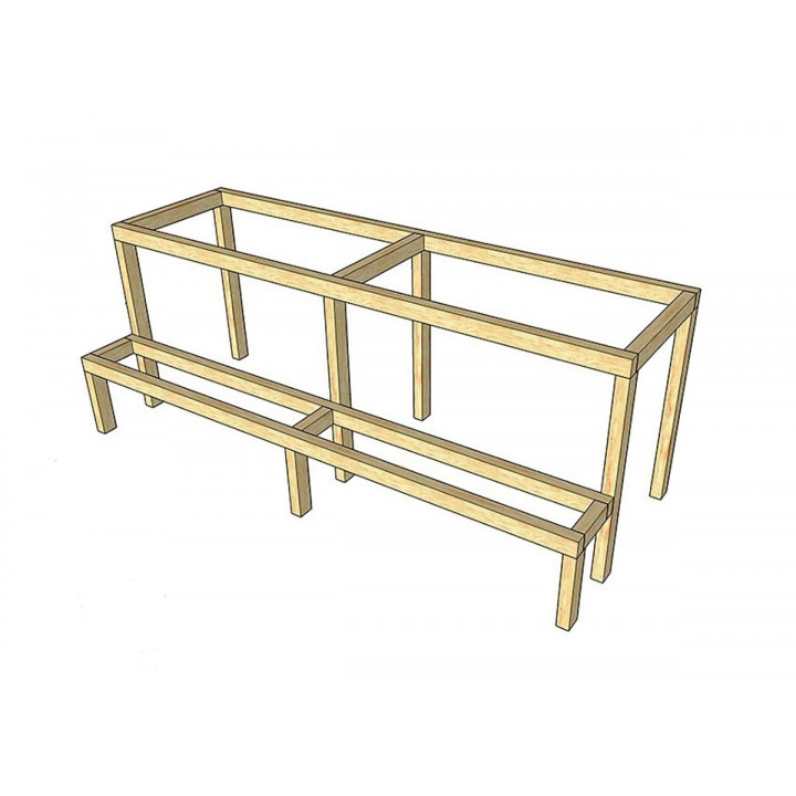 Gambe per panche da sauna modulari