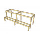 Gambe per panche da sauna modulari