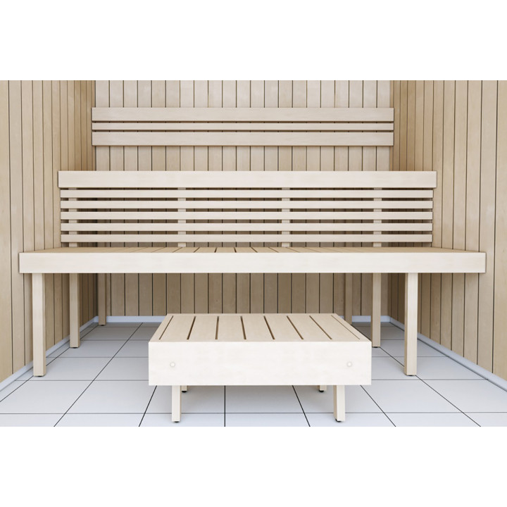 Panca modulare per sauna STANDART, Aspen
