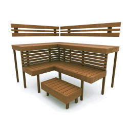 Panca modulare per sauna OPTIMAL, Thermo Aspen  Panca modulare per sauna OPTIMAL, Thermo Aspen