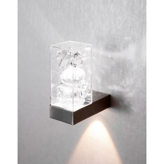 CARIITTI Toive LED luce trasparente con cristalli