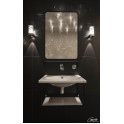 CARIITTI Toive LED luce trasparente con cristalli - 2