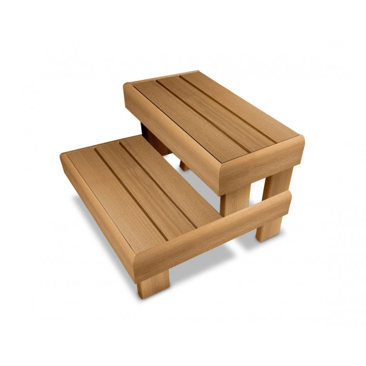 Panca per sauna - scala HS 2, ontano
