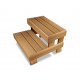 Panca per sauna - scala HS 2, ontano