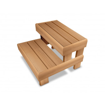 Panca per sauna - scala HS 2, thermo-aspen