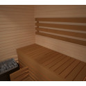 Cabina sauna con vetro, 150x120cm - 1