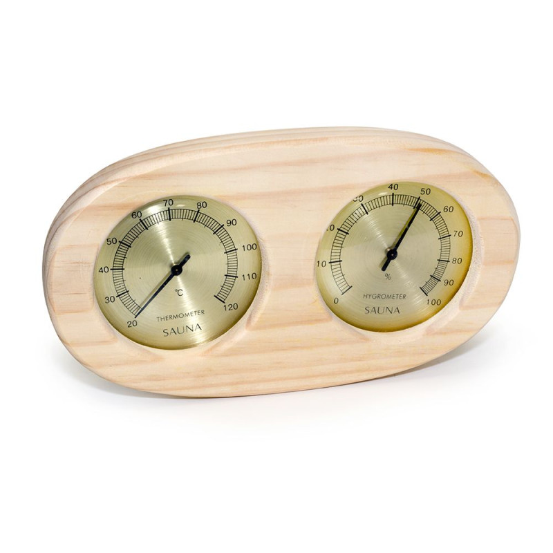 Termoigrometro SAUFLEX, orizzontale, ovale