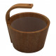 Secchio per acqua a vapore SAWO, cedro, 4 l