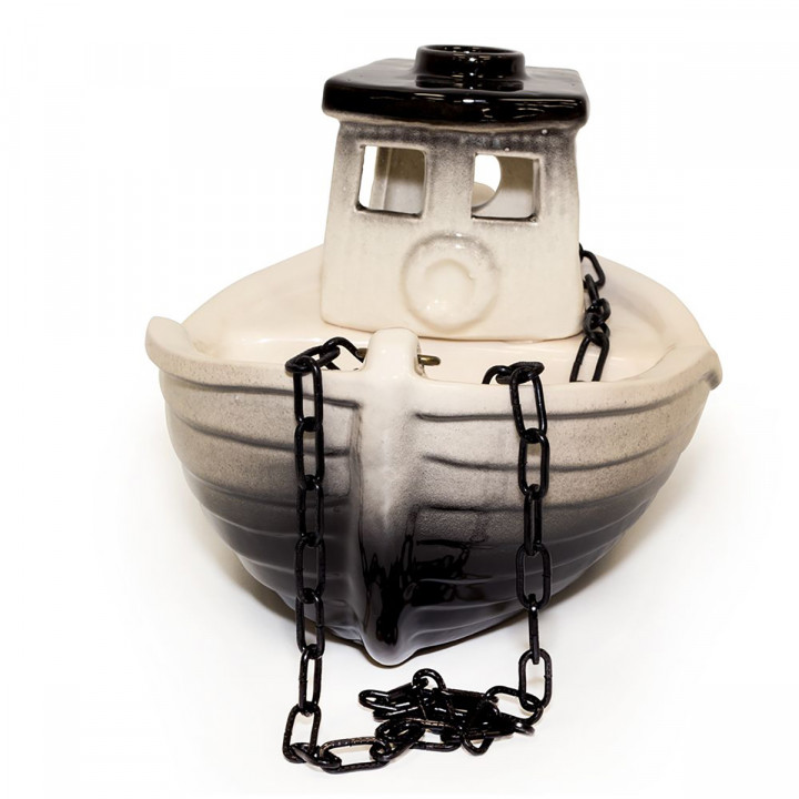 Contenitore in ceramica per profumi - trawler
