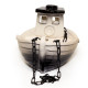Contenitore in ceramica per profumi - trawler
