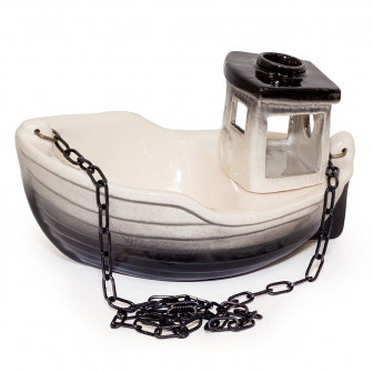 Contenitore in ceramica per profumi - trawler