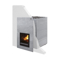 Stufa a legna per sauna - TULIKIVI KINOS 20 RIGATA  Stufa a legna per sauna - TULIKIVI KINOS 20 RIGATA