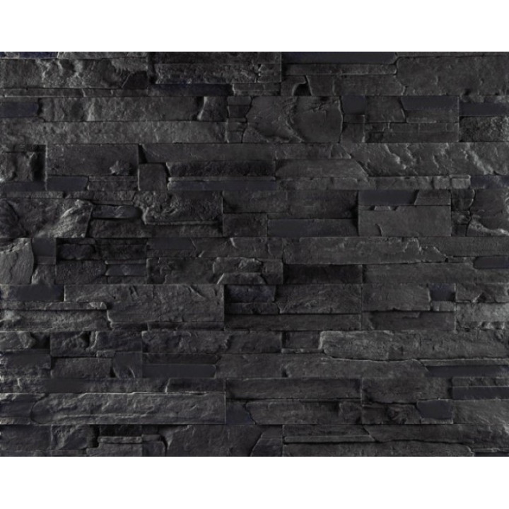 Pietre decorative da parete GS-SIERRA, nere