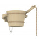 Secchio per doccia fredda Sawo, pino, 18 L