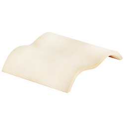 Poggiatesta in legno SAWO Wave 515-A, pioppo tremulo  Poggiatesta in legno SAWO Wave 515-A, pioppo tremulo