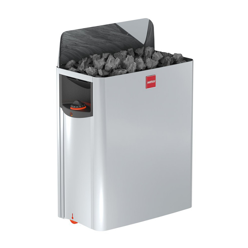 Stufa elettrica per sauna - HARVIA The Wall SW45 4,5 kW con pannello di controllo