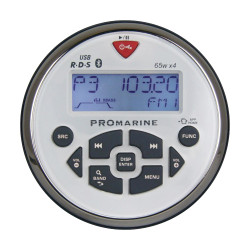 Music center senza altoparlanti, impermeabile, bianco  Music center senza altoparlanti, impermeabile, bianco