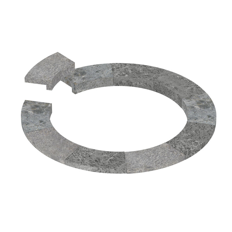 Flangia di fissaggio - per riscaldatore SAWOTEC Tower Round