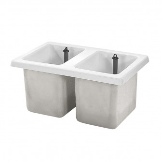SAUFLEX pediluvio 800 x 500 x 390 mm