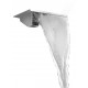 Soffione doccia SAUFLEX, quadrato